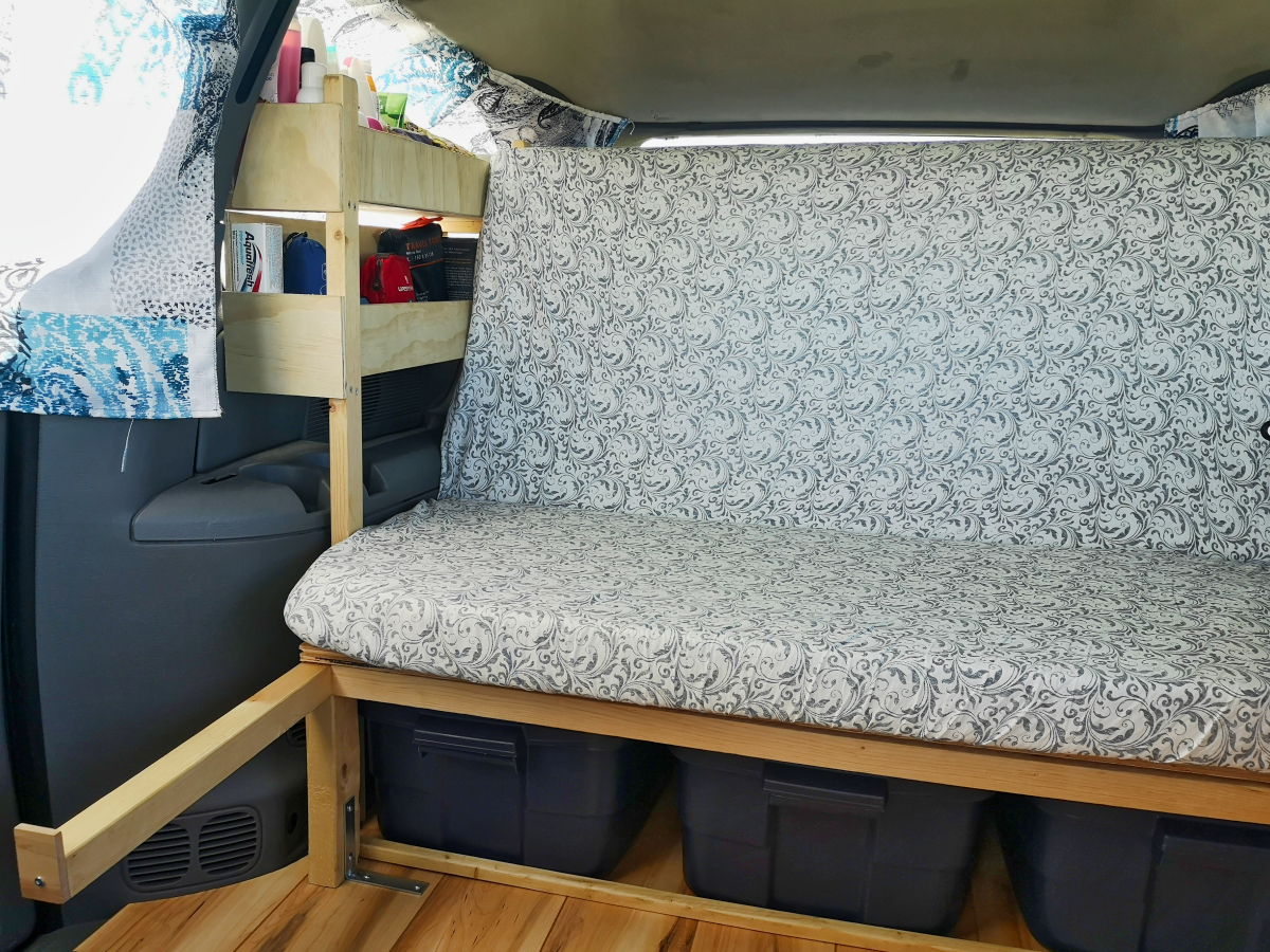 grand caravan minivan will a queen size mattress